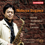 the album cover for Nobuya Sugawa - Saxophone Concertos