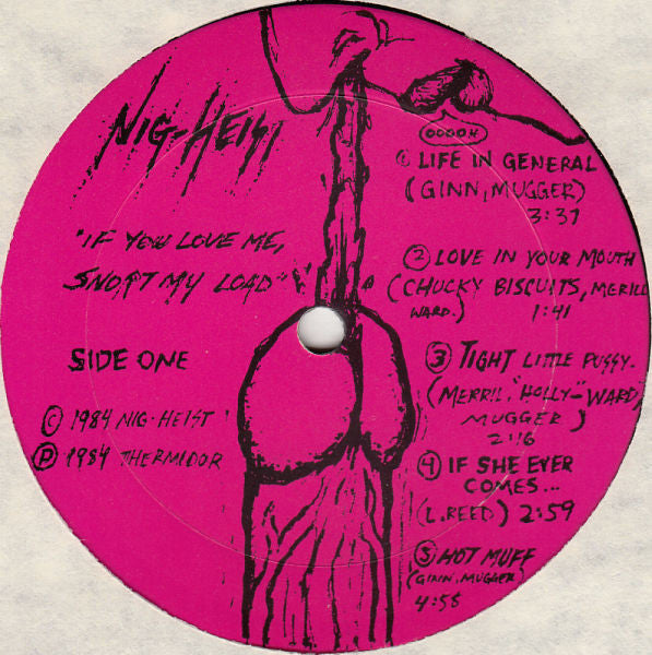 Nig-Heist : Snort My Load (LP, Album)