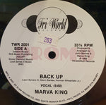 Marva King : Back Up (12", Promo)