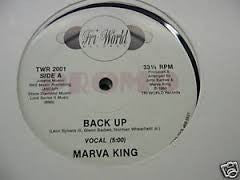 Marva King : Back Up (12", Promo)