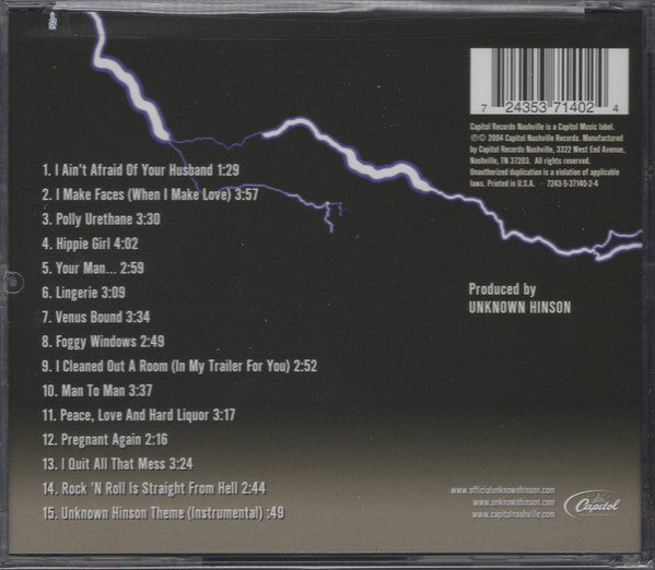 Unknown Hinson : The Future Is Unknown... (CD, Album)