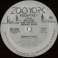Carol Williams And The Billy Mersey Band : Shake (It Easy) (12")