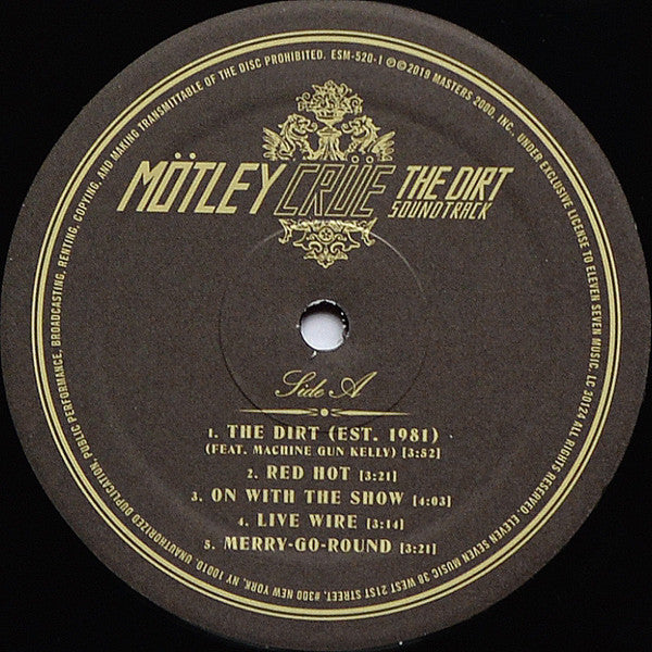 Mötley Crüe : The Dirt Soundtrack (2xLP, Comp, 180)
