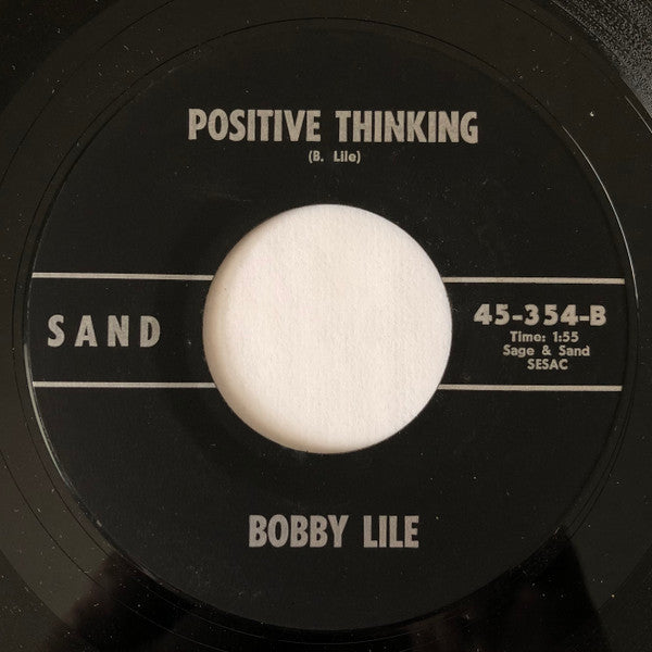 Bobby Lile : Walkin' With My Blues / Positive Thinking (7", Single)