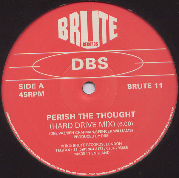 DBS (2) : Perish The Thought (12")