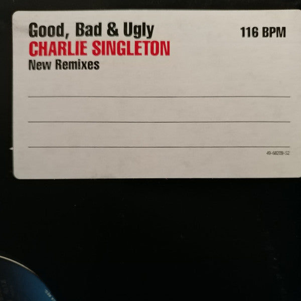 Charlie Singleton : Good, Bad & Ugly (12")