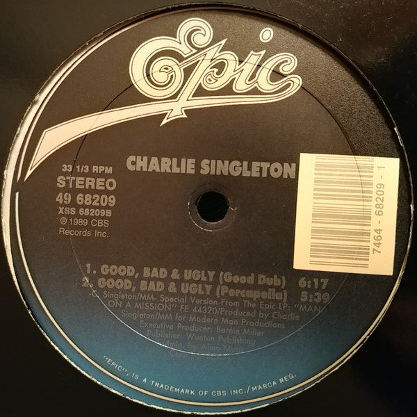 Charlie Singleton : Good, Bad & Ugly (12")