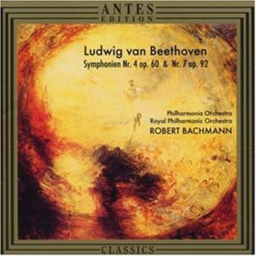 the album cover for Beethoven / Bachmann / Royal Phil Orch - Symphonies Nos 4 & 7