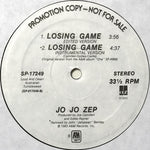Jo Jo Zep : Losing Game (12", Promo, B -)