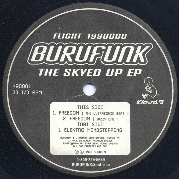 Burufunk : The Skyed Up EP (12", EP)