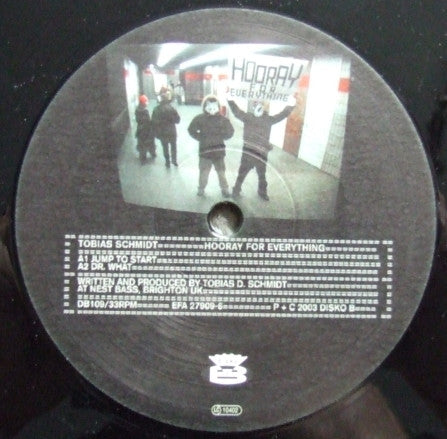 Tobias Schmidt : Hooray For Everything (2x12")