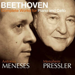 the album cover for L.V. Beethoven - Complete Works for Cello & Piano
