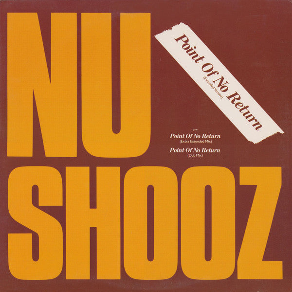 Nu Shooz : Point Of No Return (Extended Version) (12", All)