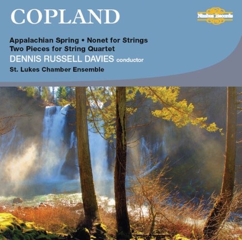 the album cover for A. COPLAND - Appalachian Spring