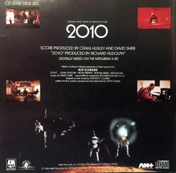 David Shire : 2010 (Original Music From The Motion Picture) (CD, Album, Den)