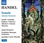 the album cover for Joachim Carlos Martini - Semele