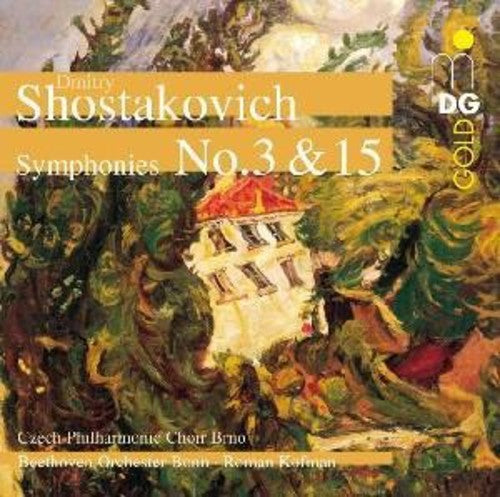 the album cover for Shostakovich / Beethoven Orchestra Bonn / Kofman - Complete Symphonies 10 / Symphonies No. 3 & 15