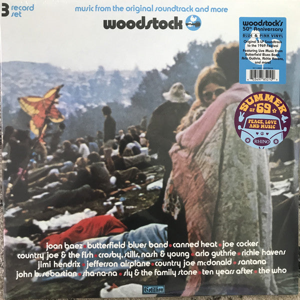 Various : Woodstock (3xLP, Album, Comp, Ltd, RE, Blu)