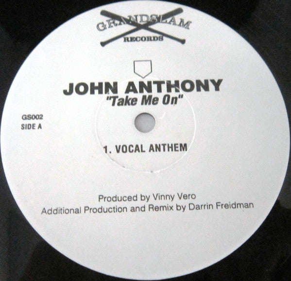 John Anthony (5) : Take Me On (12")