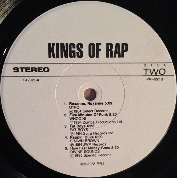 Various : Kings Of Rap (LP, Comp)