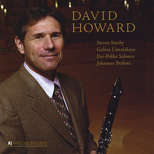 the album cover for David Howard - David Howard Plays Clarinet Works