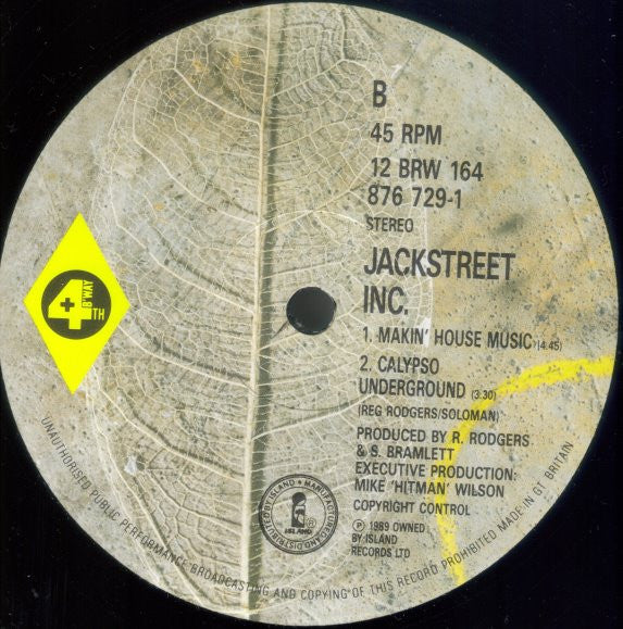 Jackstreet Inc. : Can't Do It Alone (12")