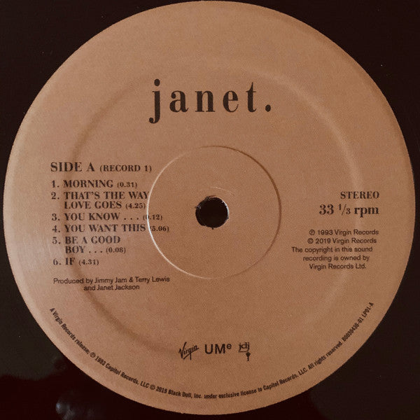 Janet Jackson : Janet. (2xLP, Album, RE)