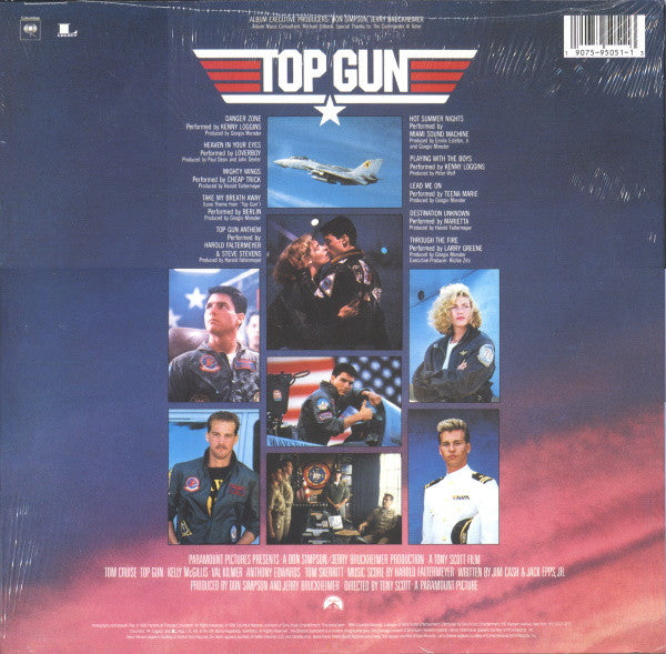 Various : Top Gun (Original Motion Picture Soundtrack) (LP, Album, RE, Red)