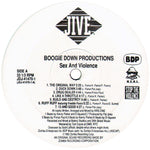 Boogie Down Productions : Sex And Violence (LP, Album, Promo)