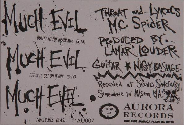MC Spider : Much Evil (12")