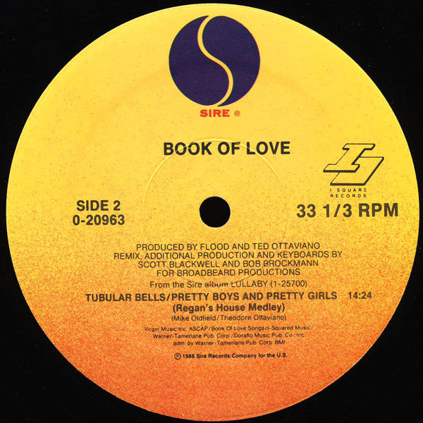 Book Of Love : Pretty Boys And Pretty Girls / Tubular Bells (12", Maxi)