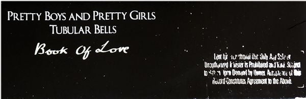 Book Of Love : Pretty Boys And Pretty Girls / Tubular Bells (12", Maxi)