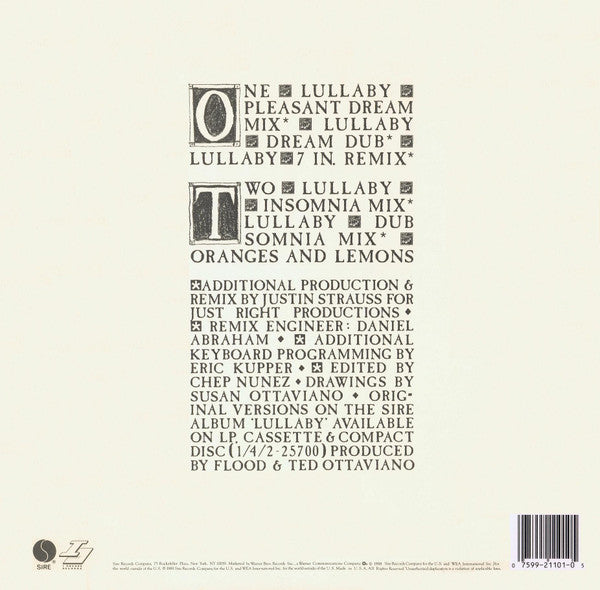 Book Of Love : Lullaby (12", Maxi)