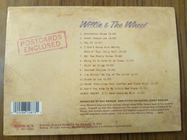 Willie Nelson & Asleep At The Wheel : Willie And The Wheel (CD, Album)