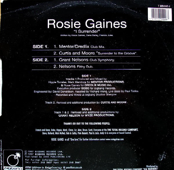 Rosie Gaines : I Surrender (12")