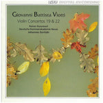 the album cover for Johannes Goritzki - Violin Concertos 19