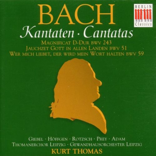 the album cover for J.S. Bach - Magnificat / Cantatas