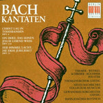 the album cover for J.S. Bach - Cantatas Christ Lag in Todesbanden