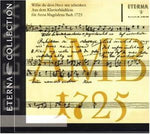 the album cover for J.S. Bach - Piano Book for Anna Magdalena Bach