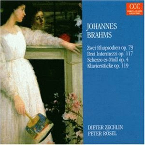 the album cover for J. BRAHMS - Two Rhapsodies Op 79 & Piano Pieces Op 119