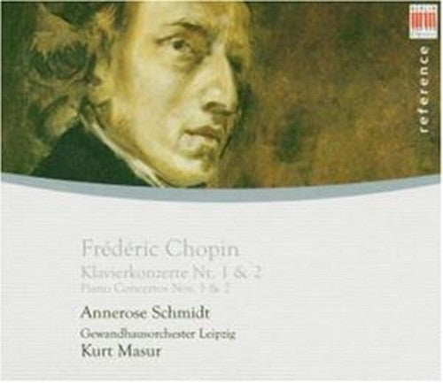 the album cover for F. CHOPIN - Piano Concertos No 1 & 2