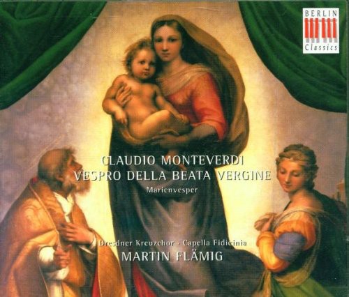 the album cover for G. Monteverdi - Vespro Della Beata Vergine