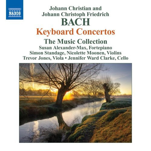 the album cover for J.C.F. Bach. J.C./Bach - Keyboard Concertos