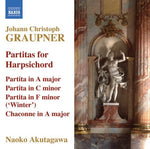 the album cover for C. GRAUPNER - Partitas for Harpsichord