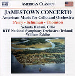 the album cover for Yehuda Hanani - Jamestown Concerto / Works for Cello & Orchestra