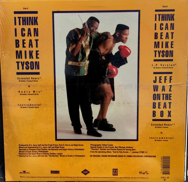 D.J. Jazzy Jeff And The Fresh Prince* : I Think I Can Beat Mike Tyson (12")