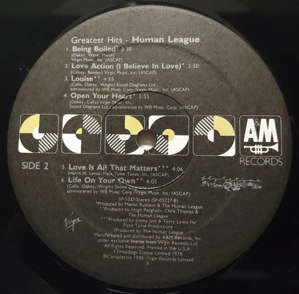 Human League* : Greatest Hits (LP, Comp, EMW)