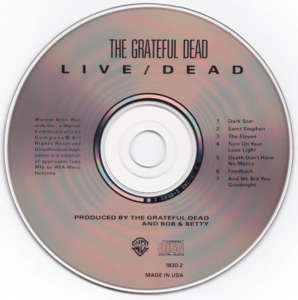 The Grateful Dead : Live/Dead (CD, Album, RE, RM, Spe)