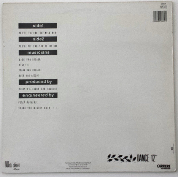 1000 Ohm : You're The One (12", Maxi)