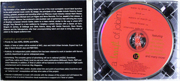 Lee Ritenour, Oleta Adams, El DeBarge, Dave Grusin, Herbie Hancock, Al Jarreau, Yellowjackets : Selections from A Twist of Jobim (CD, Comp, Promo)